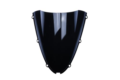 Bulle moto noire en polycarbonate pour Kawasaki ZX6R 2005-2008 et ZX10R 2006-2007