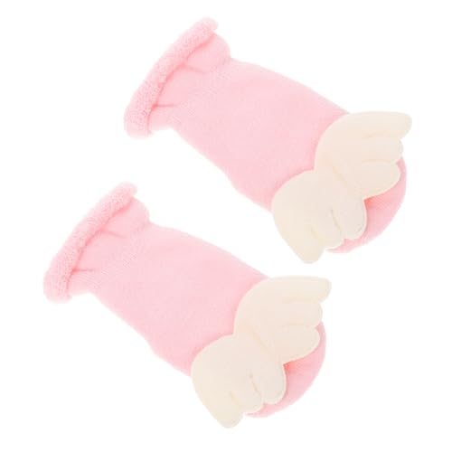 GAROZATION Cozy Warm Fuzzy Socks for Newborns Thick Baby Socks Non-slip Sole for Cold Weather