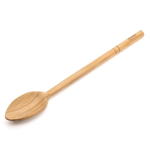 Berard 22574 French Olive-Wood Handcrafted Cook's Spoon, 12 Inch,Brown