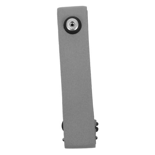 DINHEAROM Correa Pecho Monitor Cardíaca Ajustable Elástica para Deportes Resistencia y Uso Compatible con Bluetooth Gris