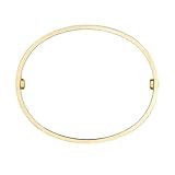 Generisch - Pulsera de quinta generación de 1 pulsera de acero inoxidable para pareja de oro rosa pulsera no se desvanece chapado en colores naturales anillos, talla única, Metal