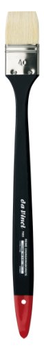 da Vinci Hog Bristle Series 7055 Maestro 2 Artist Paint Brush, Straight Edge Spalter with Red Handle, Size 40