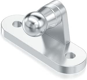 Ersatz für Stabilus Zubehör 9222SJ bis 500N Winkelbleche Befestigung ChellexX Halterung Anbauteile für RhedexX Gasdruckfedern Gasdruckdämpfern (#2 - 9222SJ) (4)