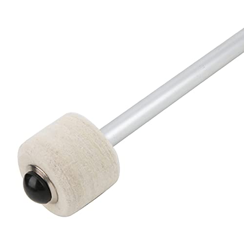 Baquetas con cabeza de fieltro de lana 2pcs agarre antideslizante miniatura 2