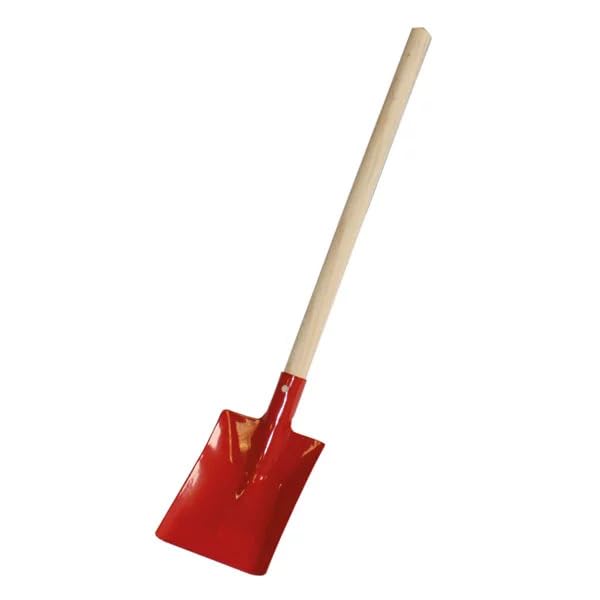 Robuste Schaufel für Kinder 30cm – Robuste Metallschaufel mit Holzstiel – Ideal für Kleinkinder – Bunte Spielzeugschaufel für erste Grab-Abenteuer