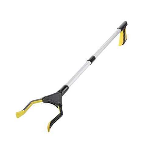 KY-Tech 32/81 cm Litter Pickers Grabber Stick, Helping Hand Grabber for Adults, Disabled, and Elderly, Heavy Duty Pick Up Stick (32 Yellow)
