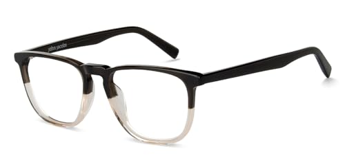 Image of John Jacobs Blu Cut & Antiglare Zero Power Computer Eyeglasses | Full Rim | Rectangle Shape | For Men & Women | Small | JJ E13004