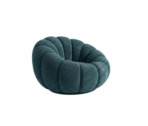 Image of CRAFTCITY 1 Seater Pumpkin Sofa with Ottoman /Stool |Accent Chair Set