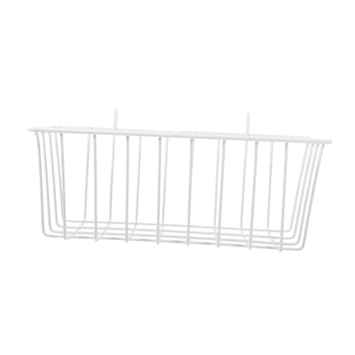 TOYANDONA Portaoggetti da Parete in Bianco Piccolo Contenitore Sospeso Multiuso per Cucina e Bagno Organizer da Muro Resistente all Umidità Scaffale Salva Spazio per Shampoo e Accessori