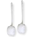 Amazon Brand | Ring King Toilet Bowl Mop for Deep Clean |Pack of 2 Long Plastic Handled Swab – 13 Inches Soft Toilet Brush for Dead Corner | Silk Scrubber for Toilet Bowl, Washbasin, Bathtub & Tiles
