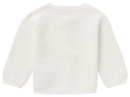 Noppies Baby Unisex Baby U cardigan strik Naga Strickjacke, White - C001, 68 EU