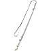 TRIXIE Junior Welpen-Softgeschirr mit Leine Größe S–M: Brustumfang 26–34 cm/10 mm in hellgrau - gepolstertes anpassbares Hundegeschirr mit 3fach verstellbarer Leine für kleine Hunde, 15560