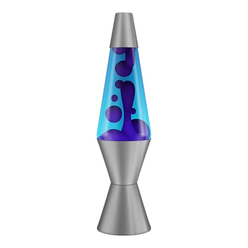 Lava Lamp - 14.5 Cosmic Wave - The Original Motion Light - Purple Wax and Blue Liquid - Item #2633 (Amazon Exclusive)