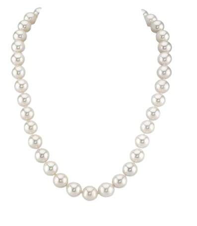 GenericDaimond Dream Pearl Moti Mala South Sea पर्ल मालाAttractive Necklace Design Fresh Water Beads Traditional Jewellery for Women and Girl Certified by Lab