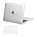 MOSISO MacBook Pro 15 inch Case 2019 2018 2017 2016 Release A1990 A1707, Plastic Hard Shell Cover & Screen Protector Compatible with MacBook Pro 15 inch with Touch Bar and Touch ID, Crystal Clear
