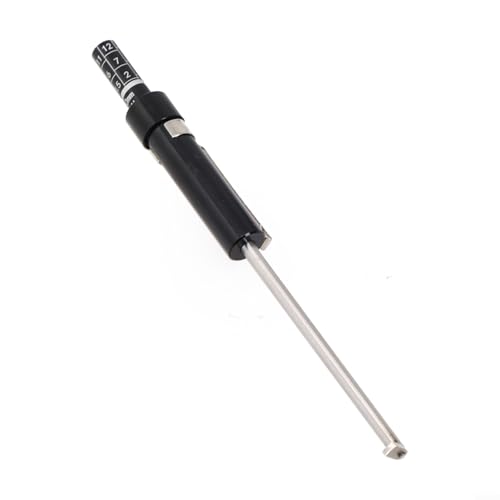 Calibrador para pastillas de freno, herramienta para medir grosor de freno de vehículo, rango de 1.5 a 13 mm para pastillas internas y externas, diseño delgado para taller y reparación automotriz miniatura 2