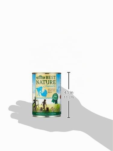Dehner Best Nature Hundefutter Junior, Nassfutter, Pute / Kalb, 6 x 400 g