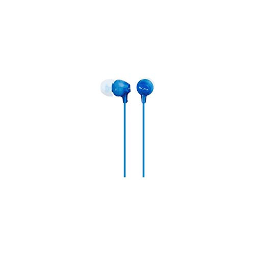 Image of Sony MDR-EX15AP EX In-Ear Wired Stereo Headphones with Mic (Black)