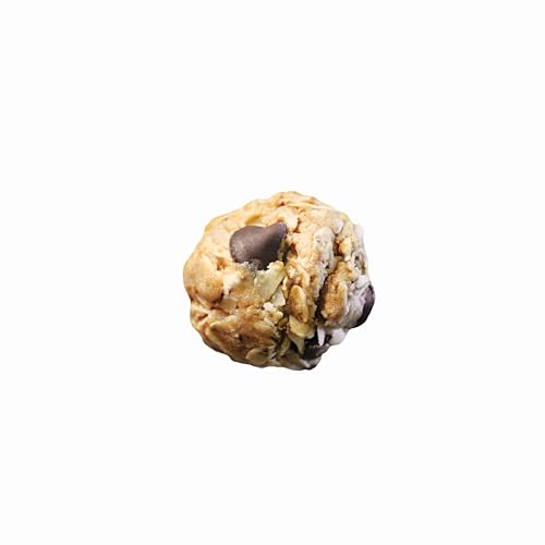 simplyFUEL Whole Food Protein Balls with Probiotics - Chocolate Coconut Peanut Butter Protein Snacks - 8g Protein Snack - Gluten Free Energy Balls (1 Pack of 12 Balls)