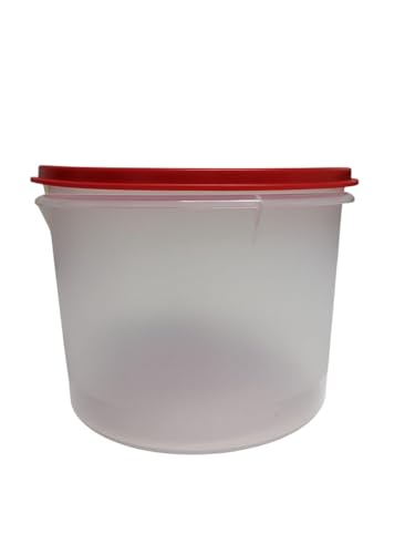 Tupperware Eidgenosse - Recipiente cuadrado redondo para frigorífico, diseño modular, color rojo (3,0 litros)