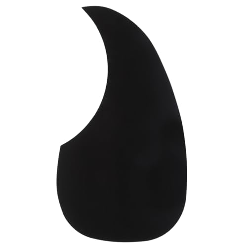 Musiclily Self Adhesive Teardrop Acoustic Guitar Pickguard for Martin D28 Style Guitar, Black