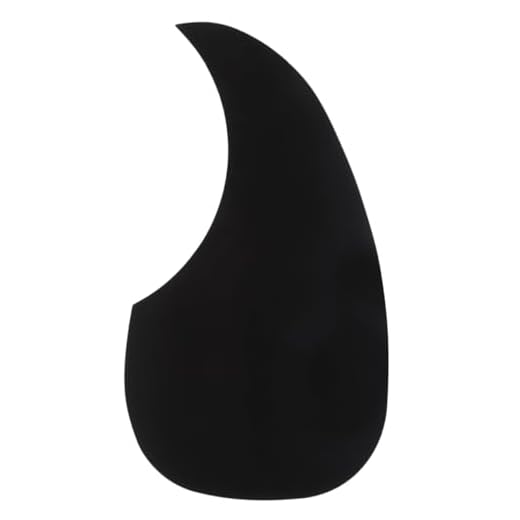 Musiclily Autoadhesivo Pickguard Forma de Lágrima Golpeador para Guitarra Acústica Estilo Martin D28, Negro