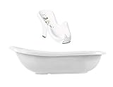 baby badewanne xxl lutz gefragtes Funny Farm Design in der Farbe weiß, Dekor nicht abkratzbar, einfach zu reinigen, Maße Badewanne (LxBxH): 100 x 51 x 31 cm, Gewicht: 1200 g, Maße Badesitz (LxBxH): 53 x 25 x 22 cm, Gewicht: 343 g