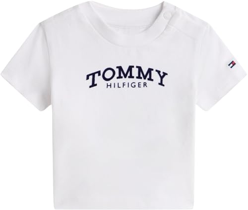 Tommy Hilfiger Newborn MONOTYPE Logo Tee S/S KN0KN02146 White (White) 12 Month