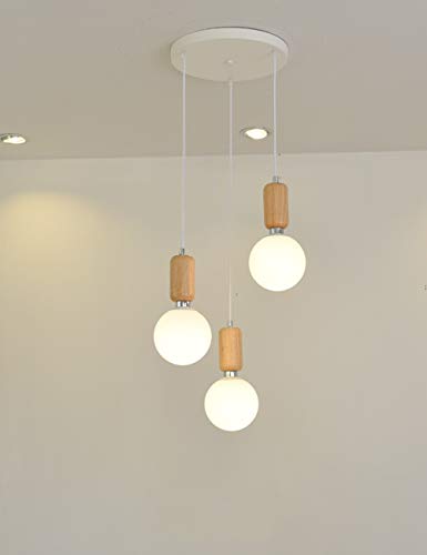 Suspension escalier moderne luminaire suspendu villa salon blanc