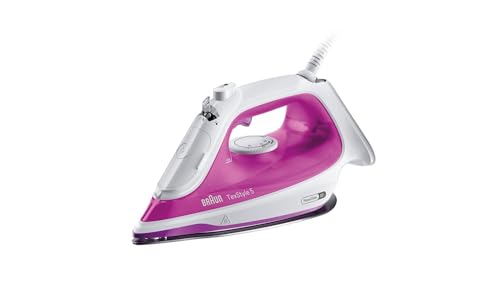 Braun SI5225PU Plancha de vapor Serie 5, suela cerámica, antigoteo, vapor vertical, color azul