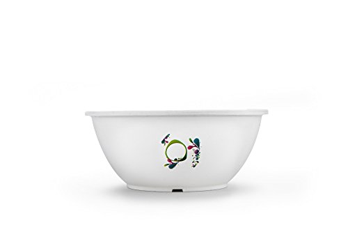Image of Signoraware Drop Scapes Plastic Serving Bowl Set, 220 ml, Set of 6, White