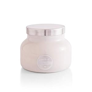 Capri Blue Scented Candle – Cotton Wick – Luxury Aromatherapy Candle – 19 Oz – Volcano – White