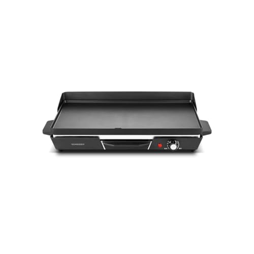 Schneider SCPL 1800 MAG Parrilla Eléctrica, 1800W, Placas Antiadherentes, Control de Temperatura