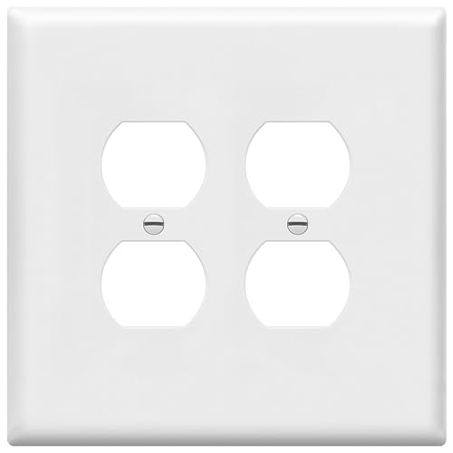 Enerlites Jumbo Double Duplex Outlet Wall Plate