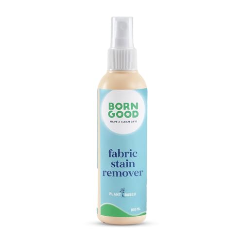 Born Good Natural Fabric Stain Remover For Clothes | 100ml | Removes Tough Stains & Period Stains | Plant-Based, Biodegradable, Non-Toxic, Eco-Friendly, Organic, Herbal