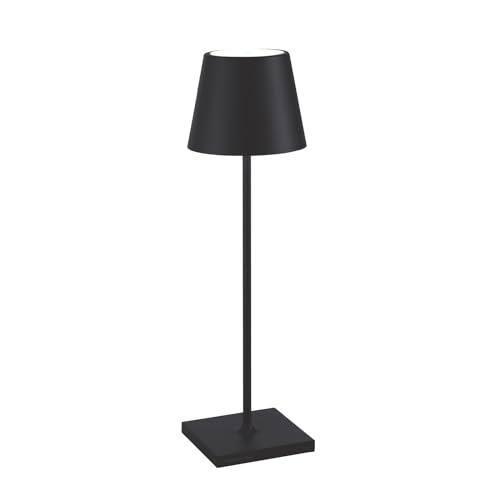 Zafferano Poldina Pro Rechargeable Cordless Lamp Black