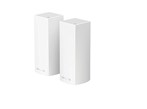 Linksys Velop Tri-Band AC4400 Whole Home WiFi Mesh System- 2-Pack (Coverage up to 4000 sq. ft) (Renewed)