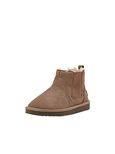 ESPRIT modischer Damen Fashion Boot, Taupe 1, 40 EU