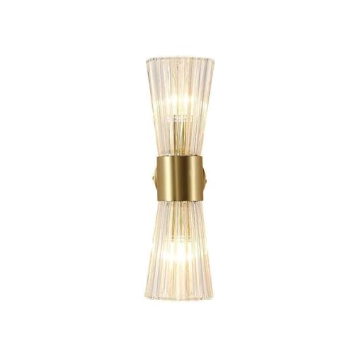 Applique en cristal de salon pour une ambiance chaleureuse luminaire chic doré E27
