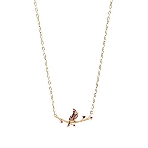 Alex and Ani Cardinal Necklace for Women - Ruby & Pav Cardinal Pendant Adjustable Chain Elegant Jewelry for Meaningful Connection & Style Ideal Gift for Women