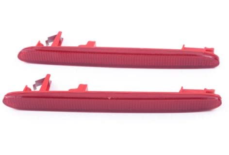 FEILIDAPARTS 2 X Rear Bumper Reflector Light Lens Red Compatible with Honda CRV 2005 2006 Element 2010 2011
