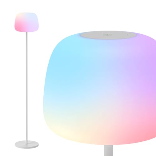 Govee Lantern Floor Lamp Halo Gradient Lamp with Silicone Soft Lamp Shade