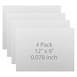 4PCS 14 Gauge 12 x 9 Inch Steel Sheet Metal Cold Rolled 304 Stainless Steel Sheets 0.08”(2mm) Thick Stainless Steel Plates Metal Sheets for DIY Projects Industrial Home Decoration