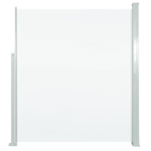 vidaXL Seitenmarkise Ausziehbar Sonnenschutz Sichtschutz Windschutz Seitenwandmarkise Seitenrollo Markise Balkon Terrasse Garten 160x300cm Creme