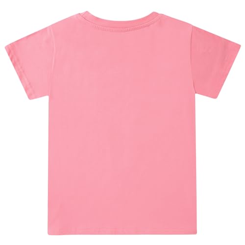 Image of Funnycokid Toddler Girls Graphic T-Shirt, Short Sleeve Tee, 2-8 Years