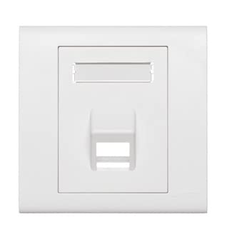 Leviton bl186-a1 W placa Excella angular con acabado premium para arquitectura