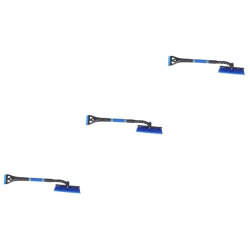 BESPORTBLE 3 Pcs Telescopic Snow Shovel Car Snow Shovel Snow Shovels Telescopic Broom Multitools Ice Cleaning Tool Extendable Snow Scraper Windshield Snow Window Outdoor Snow Brush Iron