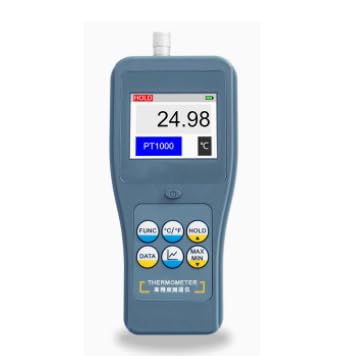 Platinum Resistance Thermometer Data Logger RTD Thermometer with Measuring Range -200~850°C (-328~1562°F) (Depend On Probe) Maximum, Minimum, Average Function 99 Groups Data Storage