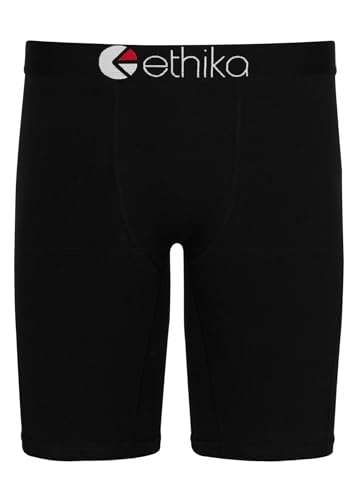 Ethika Men's Staple Boxer Brief, 4-Way Stretch with Signature Waistband,