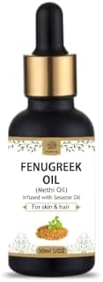 AL MASNOON Fenugreek Oil (Methi Oil) for Hair & Skin | 30ml | 100% Pure and Natural, Nourishing and Strengthening Beauty Elixir